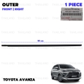 ยางรีดน้ำ ด้านนอก ยางรีดน้ำนอกประตูหน้า ข้างขวา ของแท้ 1 ชิ้น สำหรับ Toyota Avanza F65 F651 F652 ปี 2012-2019